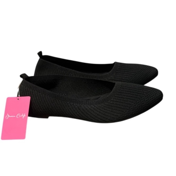 New authentic Jessica Carlyle super flexible comfortable black fabric flats - Picture 2 of 7